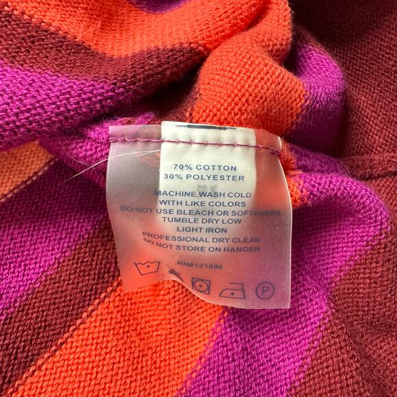 Title Nine Multicolor Striped Long Sleeve Top - Picture 7 of 10